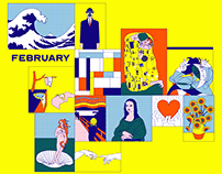 February — Illustration