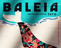 Baleia / gig poster