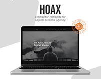 Hoax - Creative Agency Elementor Template Kit