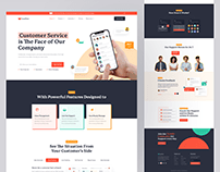 Support Service Firm - Software (SAAS) Landing Page