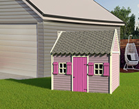 Pink House for Childrens
