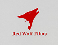 RED WOLF FILMS - Logo and corporate identity