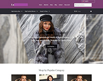 Luxury Fashion WordPress Woocommerce Website