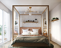 Mid-Century Bedroom Design