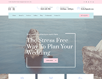 Wordpress wedding website