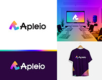 Apleio logo branding design | Brand Identity Design