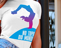 No Topo Do Mundo⠐ Tshirt Women