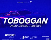Toboggan | Utility Display Typeface - Three FREE Fonts