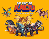 Retro Godzilla and Kaiju | Pop Culture Kaiju