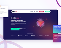 Branding and UI/UX design for KOLnet