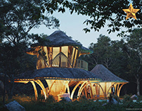 Beehive Bamboo Villa