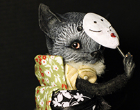 OOAK Poseable Dolls: Kitsune