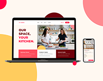 Shared Kitchen Mobile App & Web Design