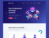 Landing page for AI Assistant