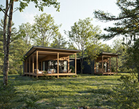 CGI : Forest house