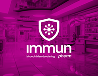 Immun Pharm — Logo and identity design