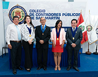 Cobertura de evento de ceremonia de Colegiatura CCPSM