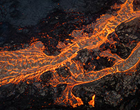 Textures Of Lava - beauty of fire