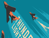 THUNDER AND LIGHTNINGS Book Cover for Puffin