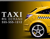 Taxi Company Advertising Kit