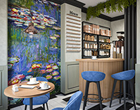 "Manet&Monet", coffee shop
