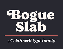 Bogue Slab Font Family