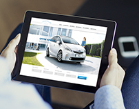 UI / UX Design of website for a car rental agency