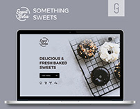 Cookies / Sweet Stuff Landinpage FREE Template