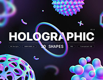 Holographic 3D Graphics & Shapes