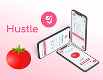 Hustle - Productivity App UI Design