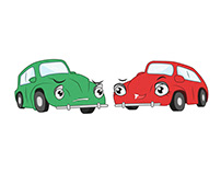 Illustrazioni per assicurazione auto