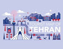 Tourist Map of Tehran