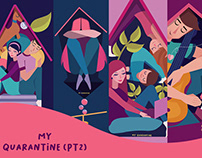 My quarantine (pt2) - illustrated project