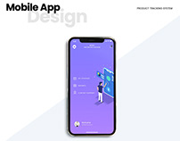Mobile App Design - Product Tracking System