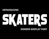 SKATERS - FREE FONT