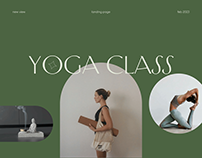 Yoga Class | landing page
