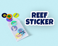 Adesivo - Reef Sticker - @Alvarengareef