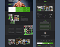 Creative Homepage Design for Green Mountain Strength