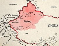 Xinjiang map