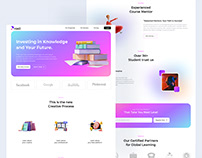 Proxil E-learning Website UI Design