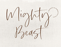Mighty Beast Handwritten Font