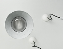 OCUN concrete pendant lamp inspired by Ocun bud.