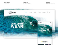 E-commerce UI&UX Surf Web Design