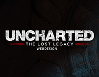 UNCHARTED - The Lost Legacy - WEBDESIGN