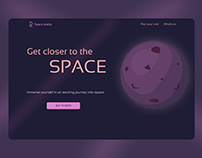 Space reality (landing page)
