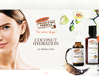 New Line of Face Care Products. Landing page.
