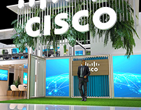 Cisco booth -KSA - UAE - exhibition stand booth @2023