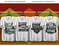 Custom Typography T-shirt design