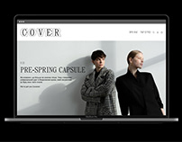Cover. E-commerce website