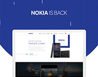 Nokia 6 Landing Page